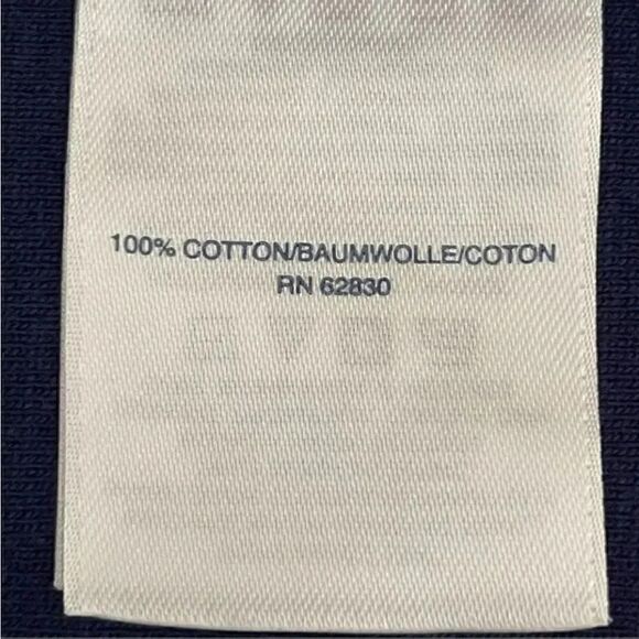 Lands’ End Stripped Blue White Crewneck Cottton Womens Long Sleeves Top SZ LP - Picture 13 of 13